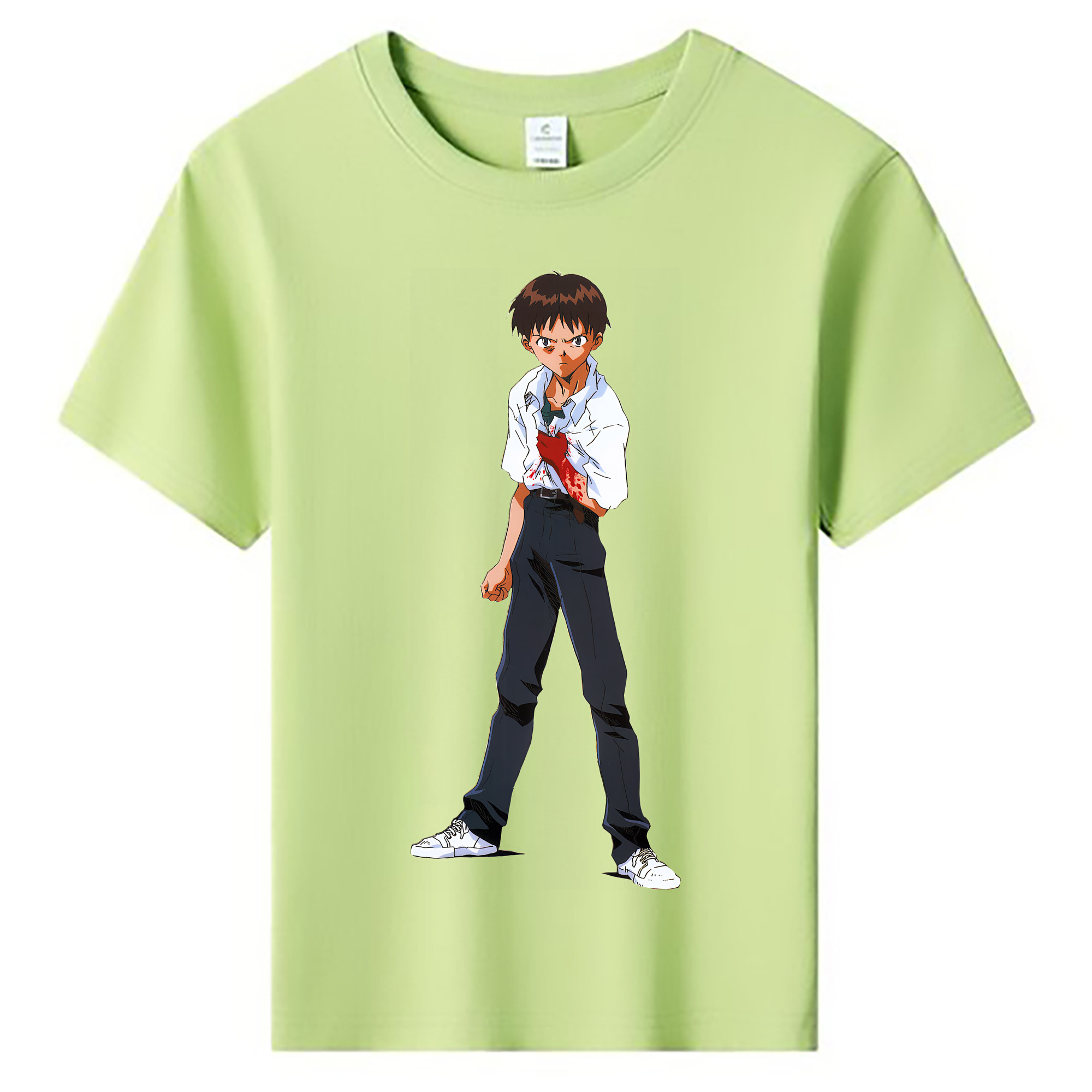 （画像用） EVA 新世紀エヴァンゲリオン 綿100％キッズTシャツ（フロントプリント）